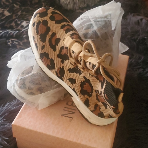 Leopard  stretch  sneakers - Picture 2 of 5